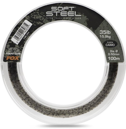 FOX Soft Steel Leader Fleck Camo, 100m, 0,60 mm, 20,5 kg - Fishing Line - Main image