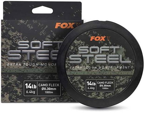 FOX Soft Steel Fleck Camo Mono, 1000 m, 0,33 mm, 7,3 kg - Fishing Line - Main image