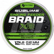 Nytro Sublime X8 Sinking Feeder Braid 150 m 0,08 mm 4,1 kg - Šňůra