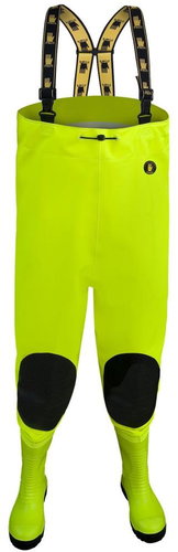 PROS Wading Trousers Max Fluo yellow 46 - Chest Waders - Main image