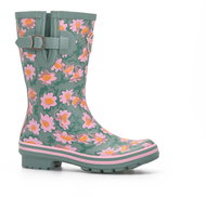 ROUCHETTE Women's boots Daisies Half Boot, green, size 40 EUR - Wellies