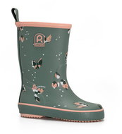 ROUCHETTE Dětské holínky Blossom Kids, green, vel. 22 EUR - Wellies