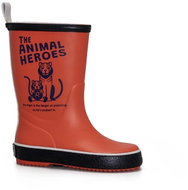 ROUCHETTE Children's boots Animal Heroes, orange, size 26 EUR - Wellies