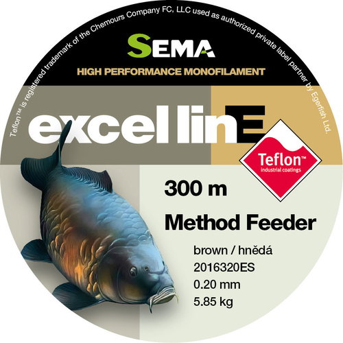 Sema Method Feeder Teflon 300m Brown 0.28mm / 9.85kg - Fishing Line - Main image