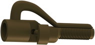 Suretti Závěs na zátěž Lock 10 ks hnědý - Drape