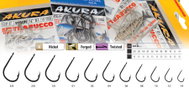 Trabucco hooks Akura 9000N size 4, 2 × 15 pcs - Fish Hook