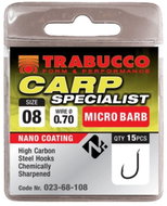 Trabucco háčky Carp Specialist Micro Barb velikost 16, 15 ks - Fish Hook