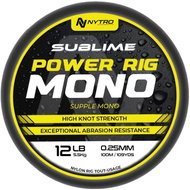 Nytro Sublime Power Rig Mono 100 m 0,25 mm 5,47 kg - Fishing Line