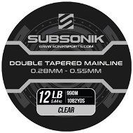 Sonik Subsonik Double Tapered Main Line Clear 990 m 0,28-0,55 mm 12 lb - Fishing Line