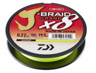 Daiwa J-Braid Grand X8 Chartreuse 135 m, 0,24 mm, 22 kg - Line