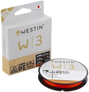 Westin line W3 8-Braid Dutch Orange 135 m, 0,165 mm, 7,9 kg - Rybářská šňůra