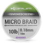 KORUM Šňůrka Smokescreen Micro Braid 10 m, 10 lb - Šňůrka