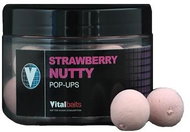 Vitalbaits Strawberry Nutty Washed Out Pink 50 g 18 mm - Pop-up Boilies