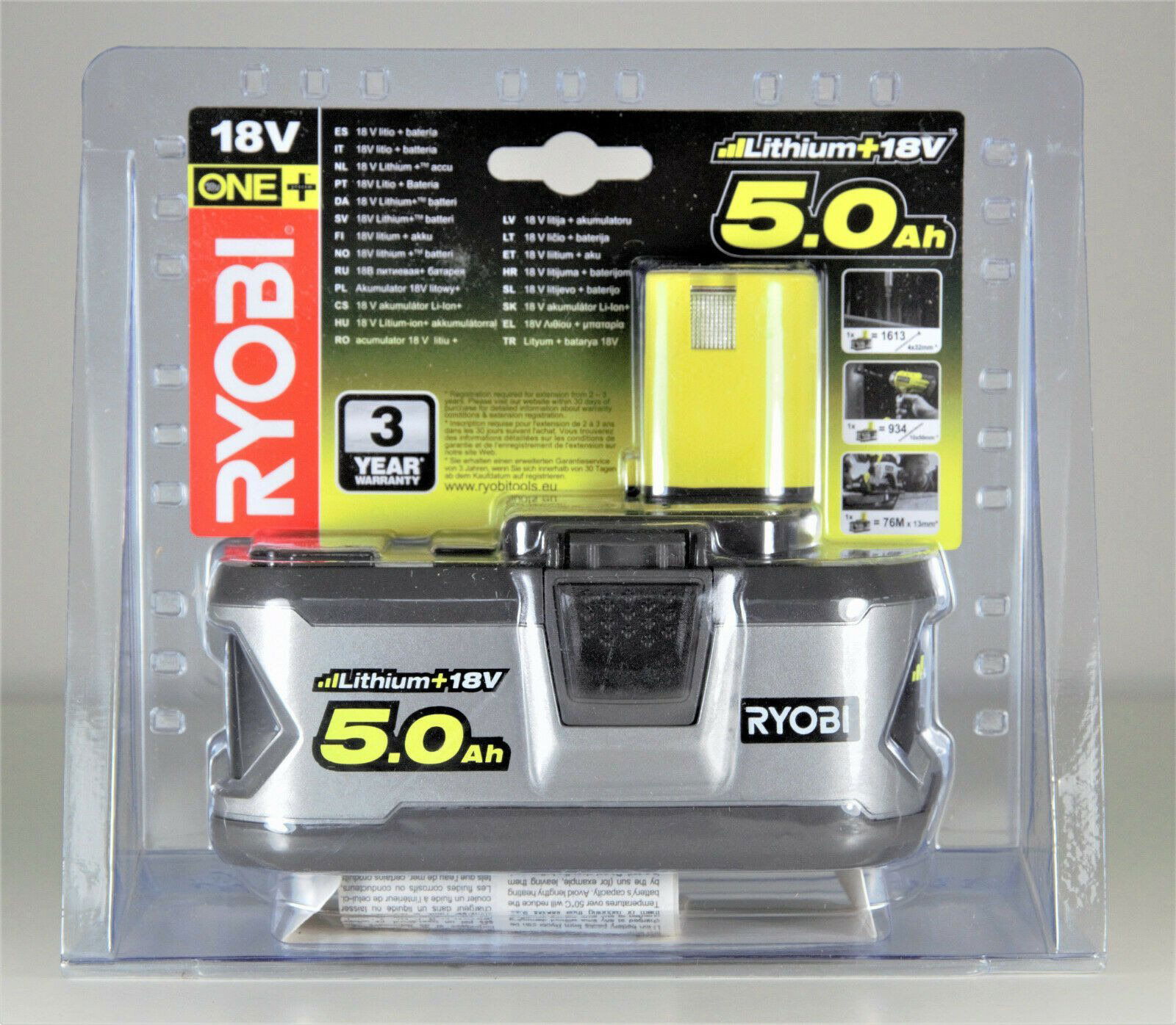 Ryobi RB18L50 Rechargeable Battery for Cordless Tools alza.sk