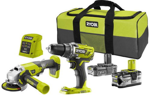 Ryobi R18DDAG-242S - Sada aku nářadí - Hlavní obrázek