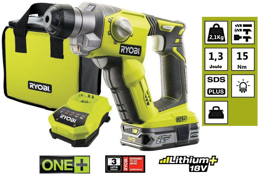 Ryobi R18SDS L25S Hammer Drill Alza.cz