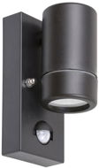 Rabalux - Outdoor Wall Lamp with Sensor 1xGU10/10W/230V Black IP44 - Wall Lamp