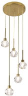 Rabalux 5396 - Chandelier on Cable KASSIA 5xG9/5W/230V - Chandelier