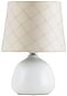 Rabalux – Stolná lampa E14/40 W biela - Stolová lampa