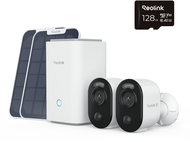 Reolink Hub 1 + 2x Argus Series B350 + Solar Panel + 128GB microSD card - Camera System