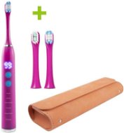Sonic toothbrush OXE Sonic T1 + case and 2× spare heads pink - Electric Toothbrush