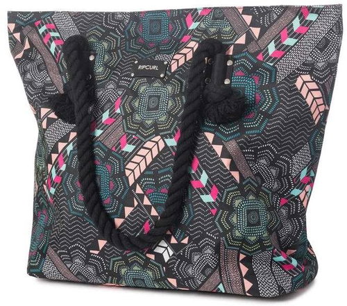 Rip Curl FIESTA BEACH BAG Black - Taška - Main image