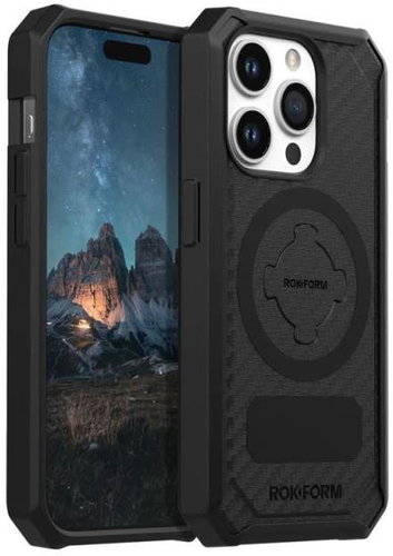 Rokform Cover Rugged, iPhone 15 Pro, black - Phone Cover - Main image