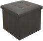 Ruhhy 25780 Taburet s úložným prostorem 38 × 38 cm, šedý - Taburet