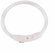 Surtep LED světelný obojek USB obvod 20-65 cm Barva Bílá - Obojek pro psy