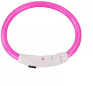 Surtep LED light collar USB circumference 20-45 cm Color Pink - Dog Collar
