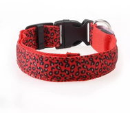 Surtep LED Dog Collar Leopard /Red 52 - Dog Collar