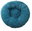 Turquoise size 25 cm