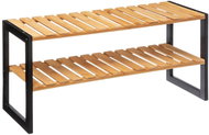 5five Simply Smart Bamboo shoe cabinet, 2 levels - Shoe Rack