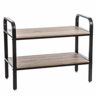 5five Simply Smart Shoe rack, two levels, 7 pairs, wooden - Shoe Rack