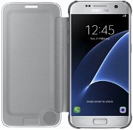 Samsung Clear View EF-ZG930C für Galaxy S7 - silber - Handyhülle