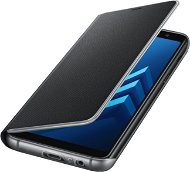 Samsung Neon Flip Cover Galaxy A8 (2018) EF-FA530P Black - Phone Case
