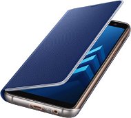 Samsung Neon Flip Cover Galaxy A8 (2018) EF-FA530P Blue - Puzdro na mobil