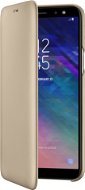 Samsung Galaxy A6 Wallet Cover arany - Mobiltelefon tok