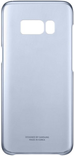 Samsung EF-QG955C Clear Cover for Galaxy S8+ blue - Phone Cover - Main image