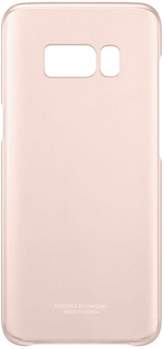Samsung EF-QG955C Clear Protective Cover pro Galaxy S8+ pink - Phone Cover - Main image