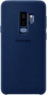 Samsung Galaxy S9+ Alcantara Cover, kék - Telefon tok