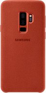 Samsung Galaxy S9 + Alcantara Cover hátlap tok, piros - Telefon tok
