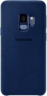 Schutzhülle Samsung Galaxy S9 Alcantara Cover blau - Handyhülle