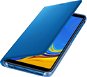 Samsung Galaxy A7 2018 Flip Wallet Cover kék - Mobiltelefon tok