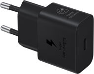 Samsung töltőadapter USB-C-vel (25W) fekete, kábel nélkül - Töltő adapter