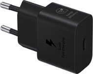 Samsung nabíjecí adaptér USB-C (25W) černý, bez kabelu v balení - Nabíječka do sítě