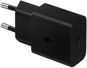 Samsung Charger with USB-C Port (15W) Black - AC Adapter