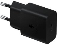 Töltő adapter Samsung USB-C töltőfej - 15W, fekete - Nabíječka do sítě