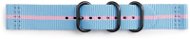 Samsung Gear Sport Studio Premium Nato Strap - kék/rózsaszín - Szíj