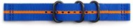 Samsung Gear Sport Studio Premium Nato Strap Blue/Orange - Watch Strap
